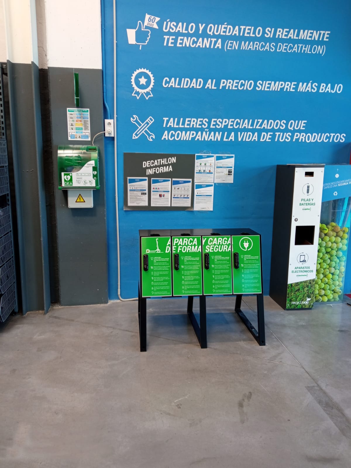 Infrastructure stationnement vélos électriques