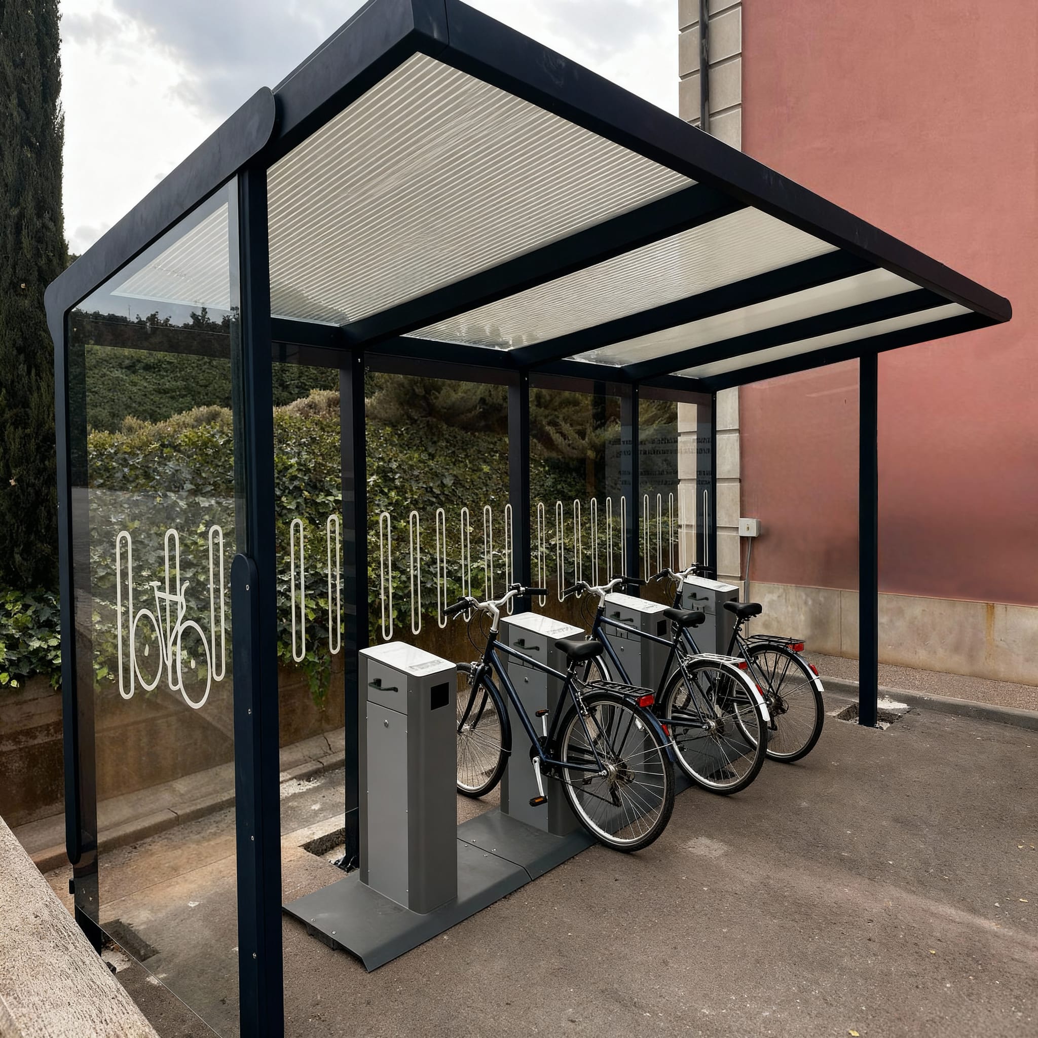 Station MURWA Hybrid - Stationnement hybride pour vélos et trottinettes électriques